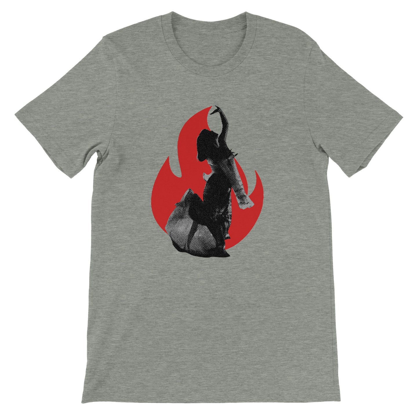 Flame (မီးတောက်) Premium Unisex Crewneck T-shirt
