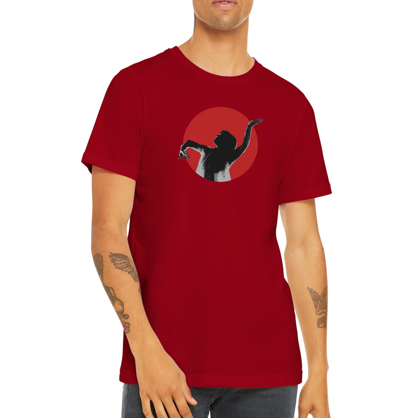 Circle of Flame (မီးတောက်ဝိုင်း) Premium Unisex Crewneck T-shirt