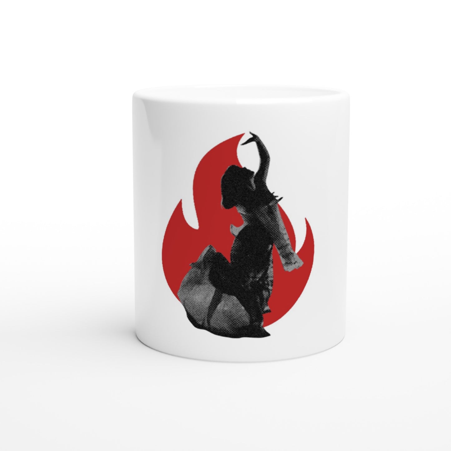 Flame (မီးတောက်) - White 11oz Ceramic Mug