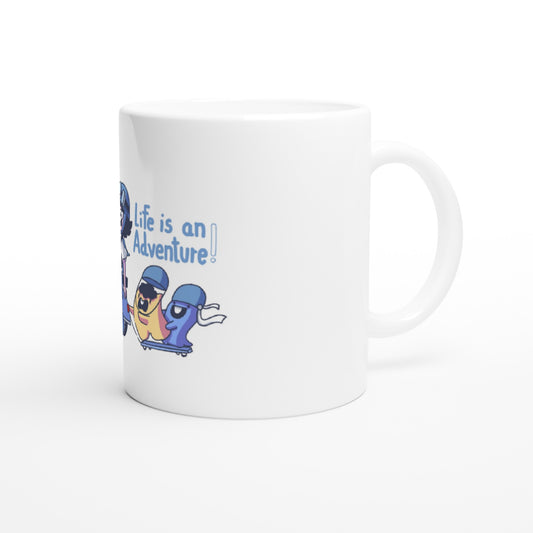 Life is an Adventure - White 11oz Ceramic Mug