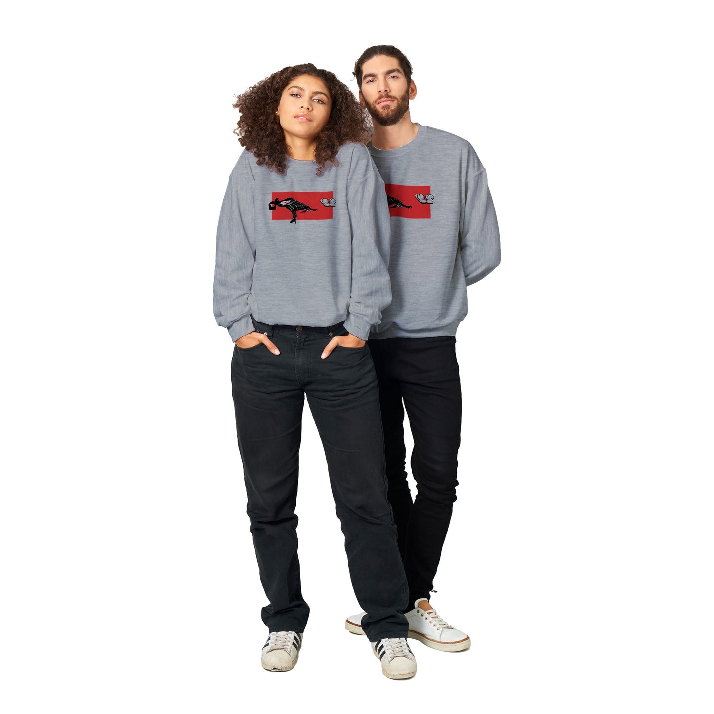 The School Bag (လွယ်အိတ်) Classic Unisex Crewneck Sweatshirt